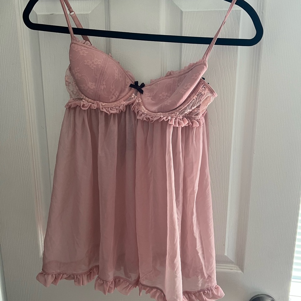 Victoria's Secret Pink Lace Chemise